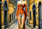 Painting-of-a-prostitute-in-the-streets-of-Paris-Remedios-Varo-Renaissance-2